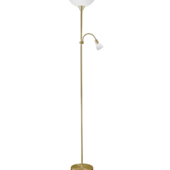 Candeeiro de Pé UP 2 EGLO em Metal Bronze com Luz de Leitura 82844