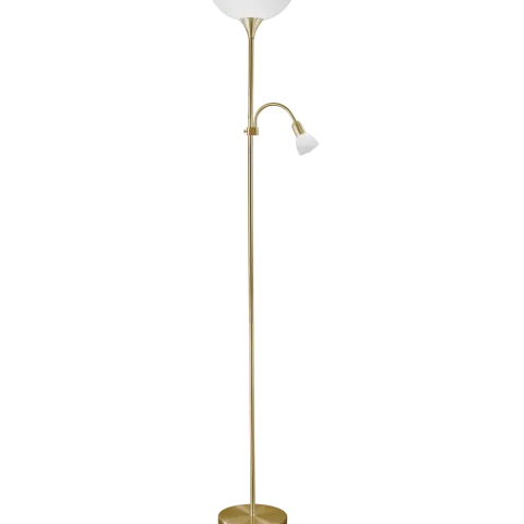 Candeeiro de Pé UP 2 EGLO em Metal Bronze com Luz de Leitura 82844