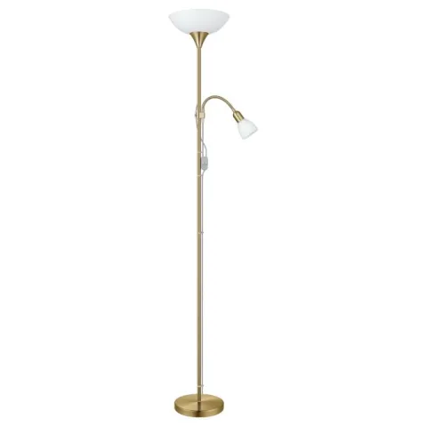 Candeeiro de Pé UP 2 EGLO em Metal Bronze com Luz de Leitura 82844