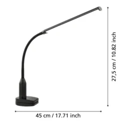 Candeeiro de Secretária com LED Ajustável LAROA EGLO 96437