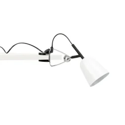 Candeeiro de Secretária E14 com clip Studio Branco Faro 51135