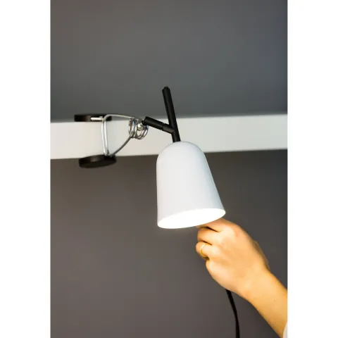 Candeeiro de Secretária E14 com clip Studio Branco Faro 51135