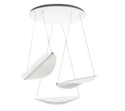 Candeeiro de Tecto Diphy_P 30w-led Branco Alumínio Stilnovo 8168