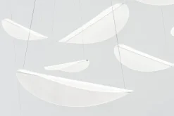 Candeeiro de Tecto Diphy_P 30w-led Branco Alumínio Stilnovo 8168