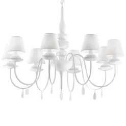 Candeeiro de tecto Ideal Lux Blanche sp8 Branco 035574