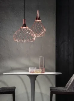 Candeeiro de Tecto Mongolfier Copper Stilnovo 8145