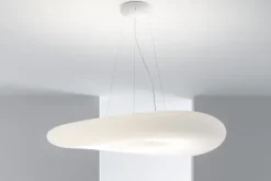 Candeeiro de Tecto Mr.Magoo led Branco Alumínio 520mm Stilnovo 8005
