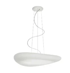 Candeeiro de Tecto Mr.Magoo led Branco Alumínio 520mm Stilnovo 8005