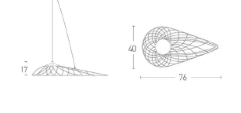 Candeeiro de Tecto Suspenso Branco LED 10W 3000K PZA1976 zambelis