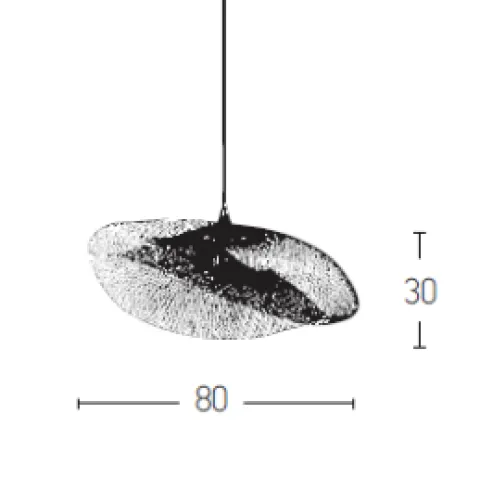 Candeeiro de Tecto Suspenso BAMBU 19103 - Zambelis