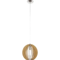 Candeeiro de Tecto Suspenso com Madeira Cossano EGLO 94764