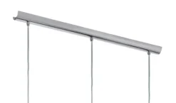 Candeeiro de Tecto Suspenso Cromado com Vidro Transparente ROCAMAR EGLO 94593