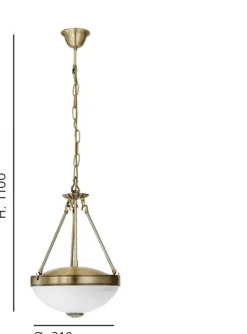Candeeiro de tecto suspenso eglo savoy 82747