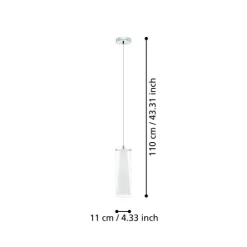 Candeeiro de tecto suspenso Eglo Pinto 89832