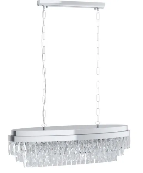 Candeeiro de Tecto Suspenso Eglo Valparaiso 39494 Cromado