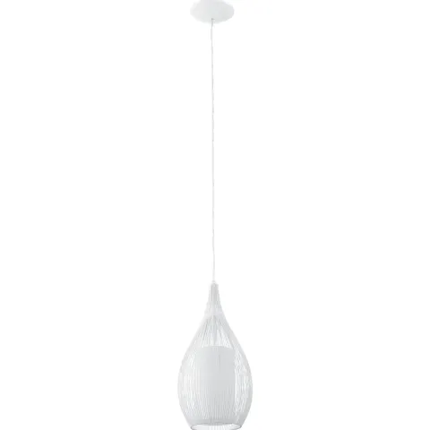 Candeeiro de tecto suspenso eglo razoni branco 92251