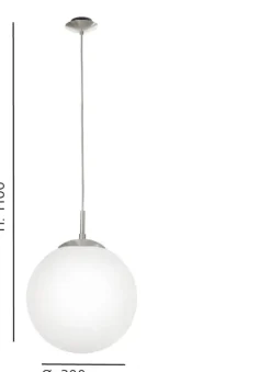 Candeeiro de Tecto Suspenso Eglo Rondo Ø300mm 85263