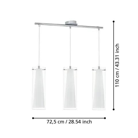 Candeeiro de tecto suspenso Eglo Pinto 89833