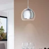 Candeeiro de Tecto Suspenso Eglo Rocamar Cromado 94592 Ø190MM