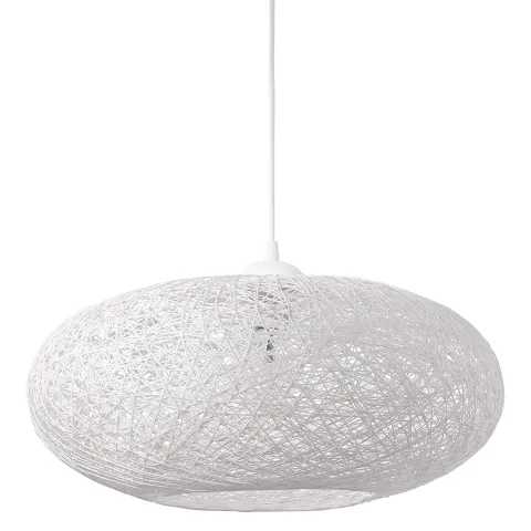 Candeeiro de tecto suspenso eglo campilo branco 93373