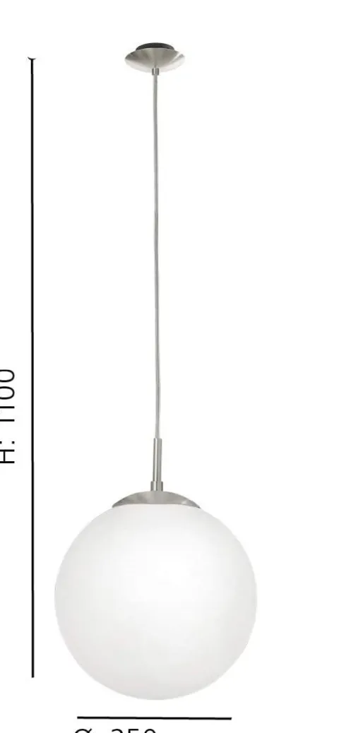 Candeeiro de Tecto Suspenso Eglo Rondo 85262 Ø 250mm