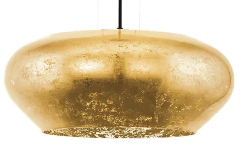 Candeeiro de Tecto Suspenso Eglo Priorat 39595 Dourado Ø500mm