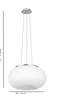 Candeeiro de Tecto Suspenso Eglo Optica 86813
