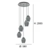 Candeeiro de Tecto Suspenso Eglo Estanys 39566