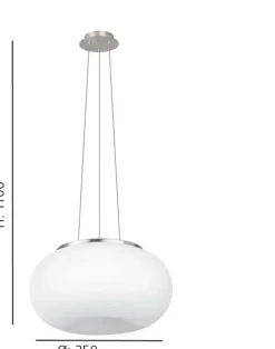 Candeeiro de Tecto Suspenso Eglo Optica 86814