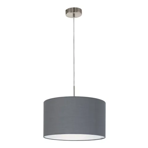 Candeeiro de Tecto Suspenso Eglo Pasteri Cinza Ø380mm 31573