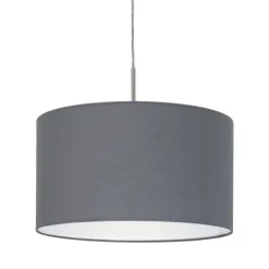 Candeeiro de Tecto Suspenso Eglo Pasteri Cinza Ø380mm 31573