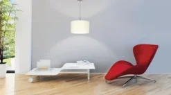 Candeeiro de Tecto Suspenso Eglo Pasteri Branco Ø530mm 31575