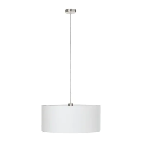 Candeeiro de Tecto Suspenso Eglo Pasteri Branco Ø530mm 31575