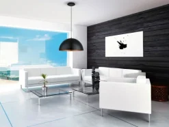 Candeeiro de Tecto Suspenso Eglo Gaetano 1 Preto e Cobre Ø53cm 94938