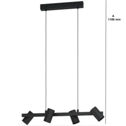 Candeeiro de Tecto Suspenso Gatuela 1 Eglo 99463
