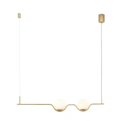 Candeeiro de Tecto Suspenso Led Le Vita Ouro Faro 26691