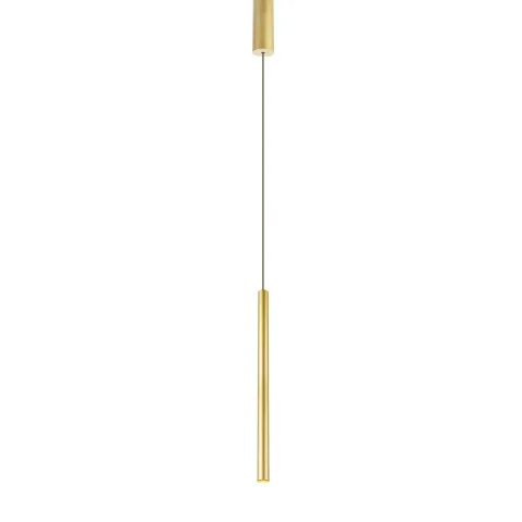 Candeeiro de Tecto Suspenso Led Helia 30 Dourado SLV