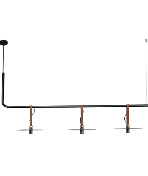 Candeeiro de tecto suspenso LED BLACKLEATHER PZA18138B - Zambelis