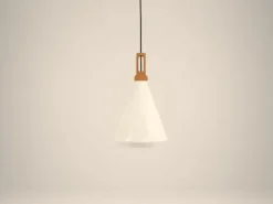 Candeeiro de Tecto Suspenso 1L ALUMÍNIO Branco PZA1513W zambelis
