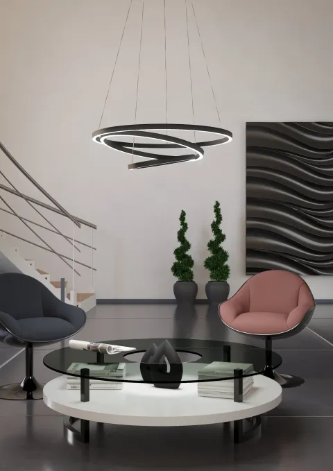 Candeeiro de tecto suspenso led eglo Lobinero-z 900479