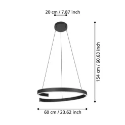 Candeeiro de tecto suspenso led eglo Andabaia-z 900404