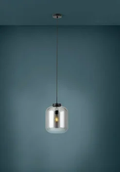 Candeeiro de Tecto Suspenso Moderno Eglo Bulciago 39674 Ø 350mm