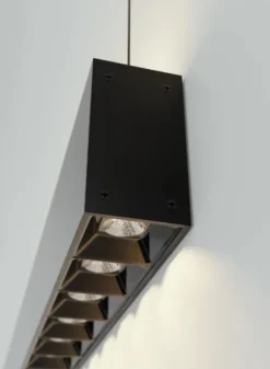 Candeeiro de Tecto Suspenso Moderno Eglo Termini 39485 Preto
