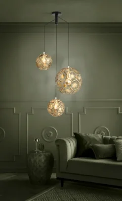 Candeeiro de Tecto Suspenso Moderno Skoura 39758 - Eglo
