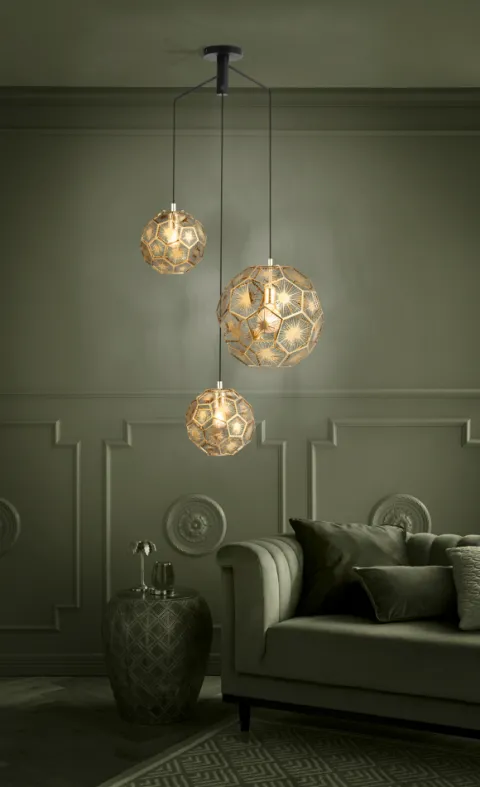 Candeeiro de Tecto Suspenso Moderno Skoura 39758 - Eglo
