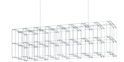 Candeeiro de Tecto Suspenso Moderno Eglo Frontera 39763