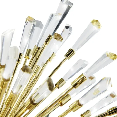 Candeeiro de Tecto Suspenso M'oderno Eglo Vivaldo Dourado Ø980mm 39256