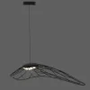 Candeeiro de Tecto Suspenso Preto 10W 3000K PZA197 zambelis