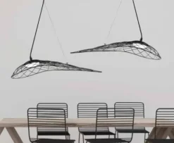 Candeeiro de Tecto Suspenso Preto 10W 3000K PZA197 zambelis