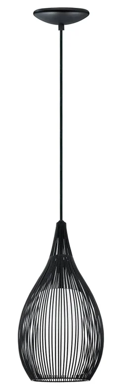 Candeeiro de tecto suspenso razoni eglo preto 92252